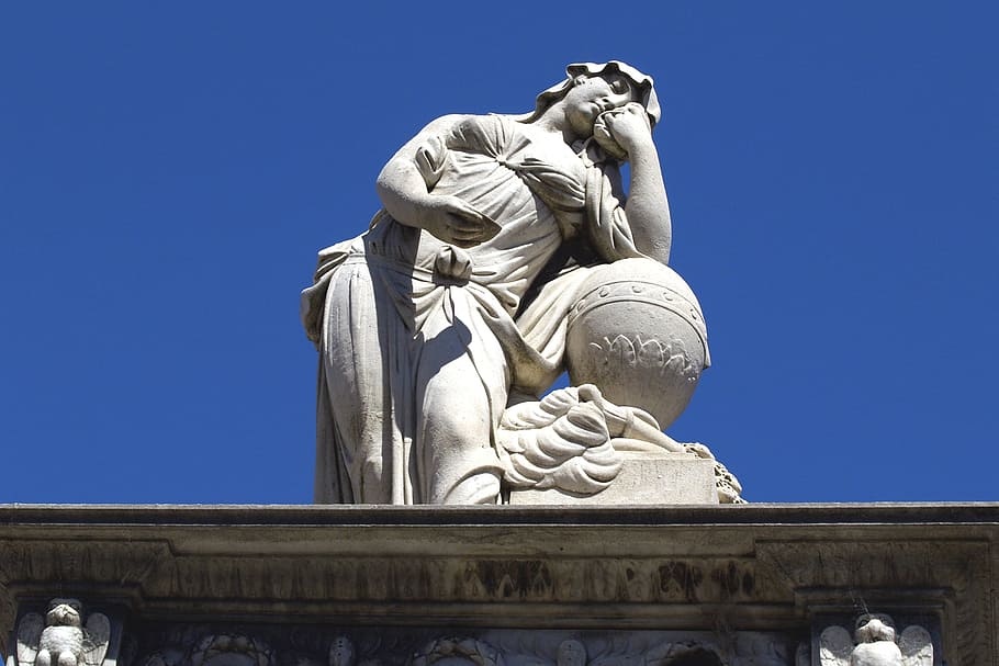 Cemetery, Statue, Tombstone, Religious, sculpture, stone sculpture HD wallpaper