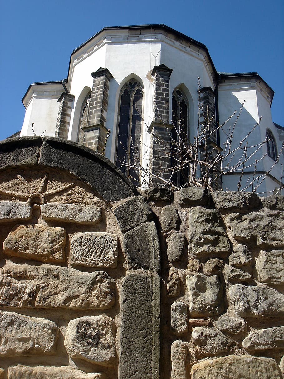 church, wall, architecture, sobotka, built structure, building exterior HD wallpaper
