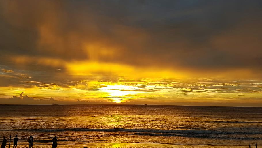 thailand, sun, sunset, water, sky, sea, cloud - sky, beauty in nature HD wallpaper