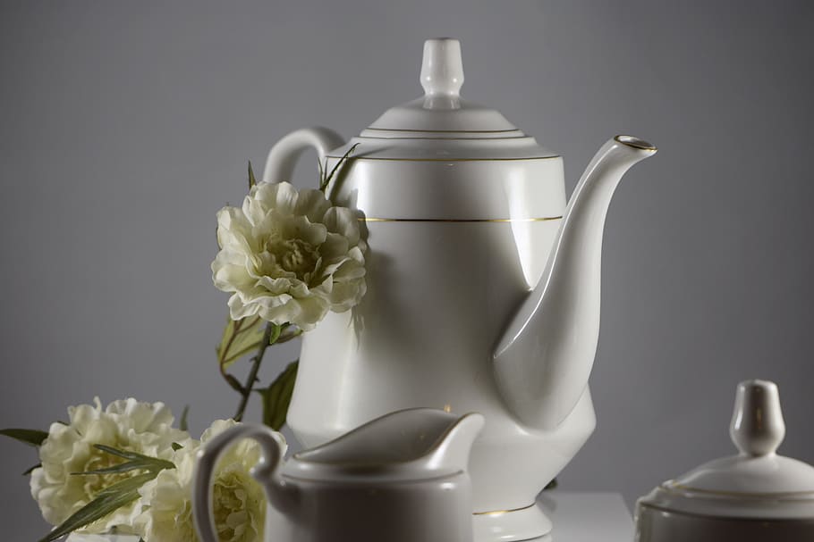 tea, cup, drink, pot, coffee, hot, cafe, space, breakfast, caffeine HD wallpaper