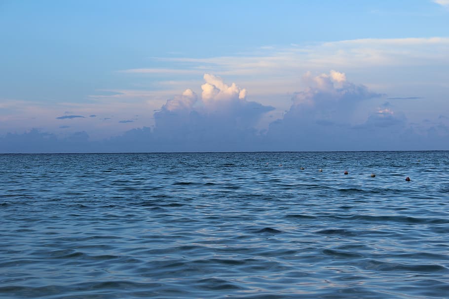 body of water, sea, ocean, blue, waves, background, marine HD wallpaper