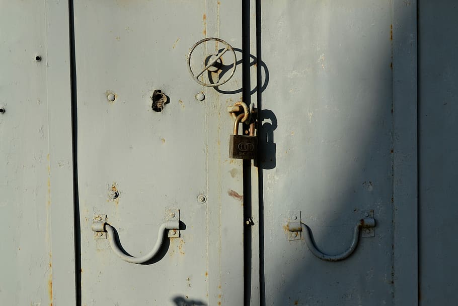 Door, Old, Kulp, security, metal, safety, close-up, no people HD wallpaper