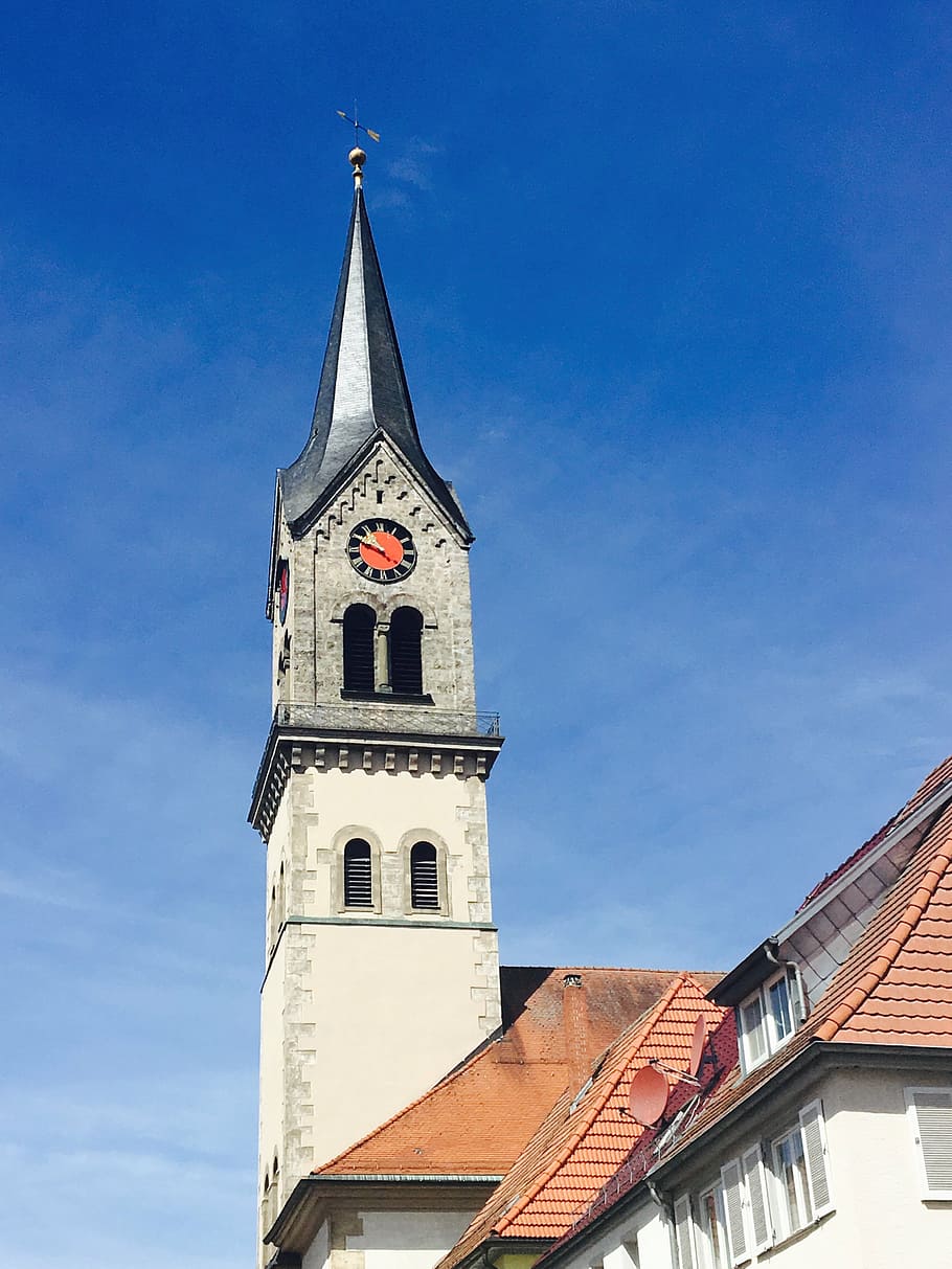 church, tower, germany, building, towers, steeple, architecture HD wallpaper