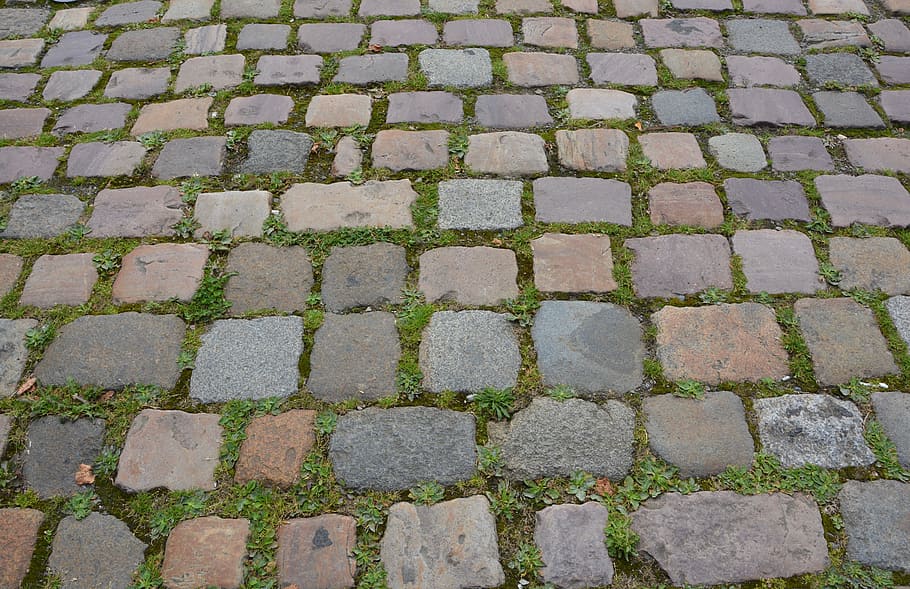 road pavers, road pedestrian, stones, medieval village, street, HD wallpaper