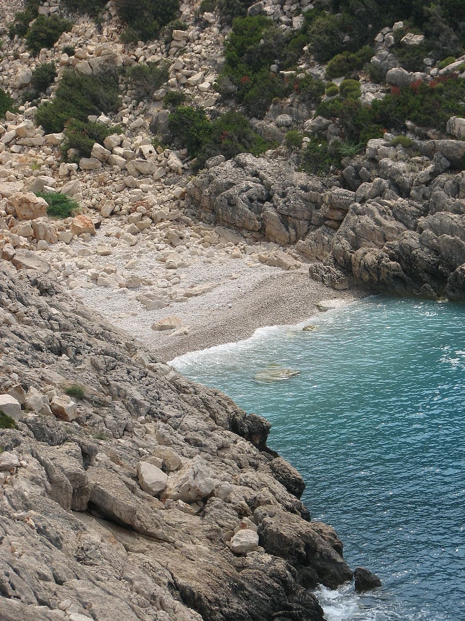 great, rocks, water, seaside, rock - object, beauty in nature HD wallpaper