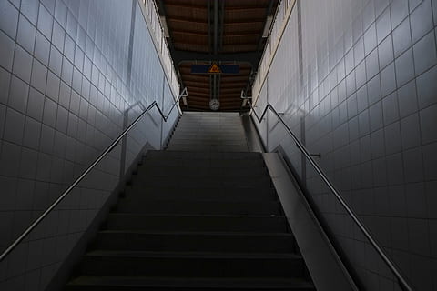 stairs, emergence, gradually, architecture, staircase, away HD wallpaper
