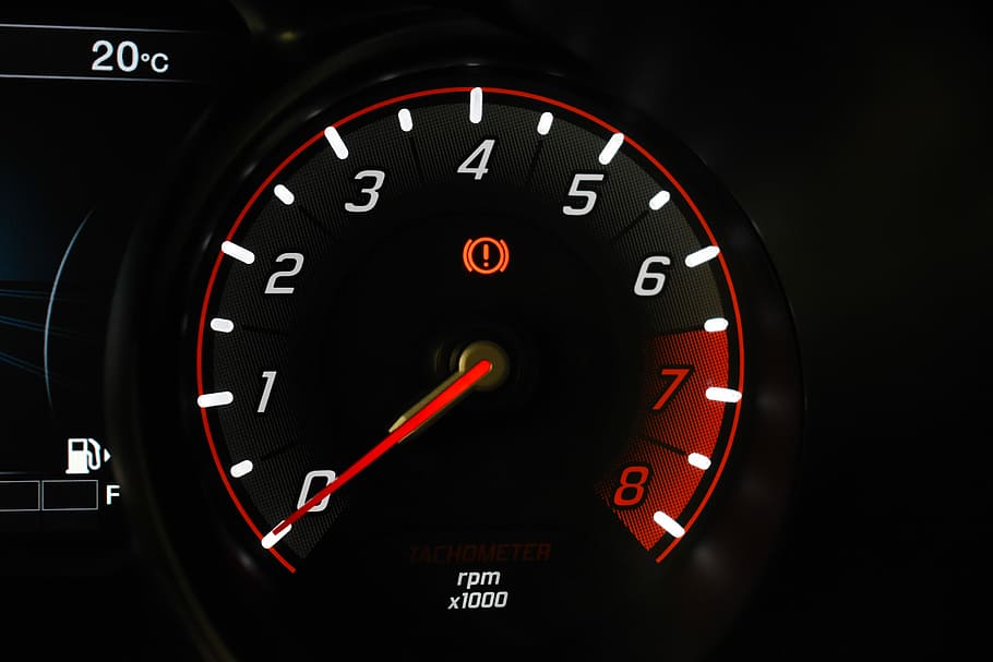 black speedometer, automobile, caliber, indicator, odometer HD wallpaper