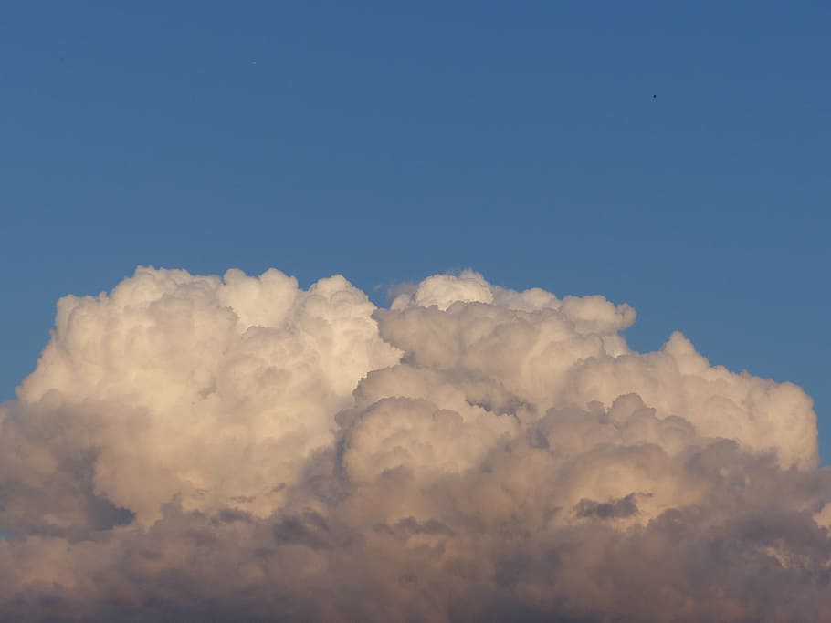 clouds, sky, blue, sunset, clouds form, covered sky, cloud - sky HD wallpaper