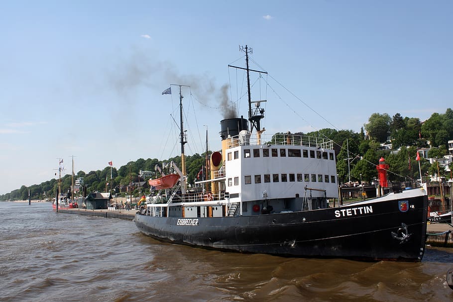 HD wallpaper: icebreaker, stettin, harbour museum, övelgönne, neumühlen