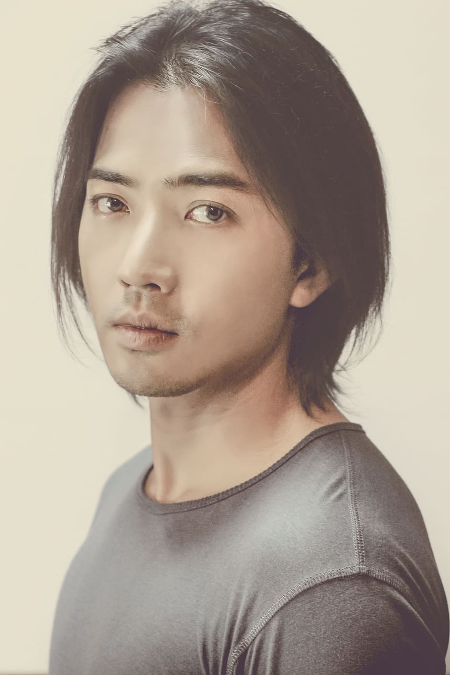 man portrait photograph, face, alone, thailand, headshot, one person HD wallpaper