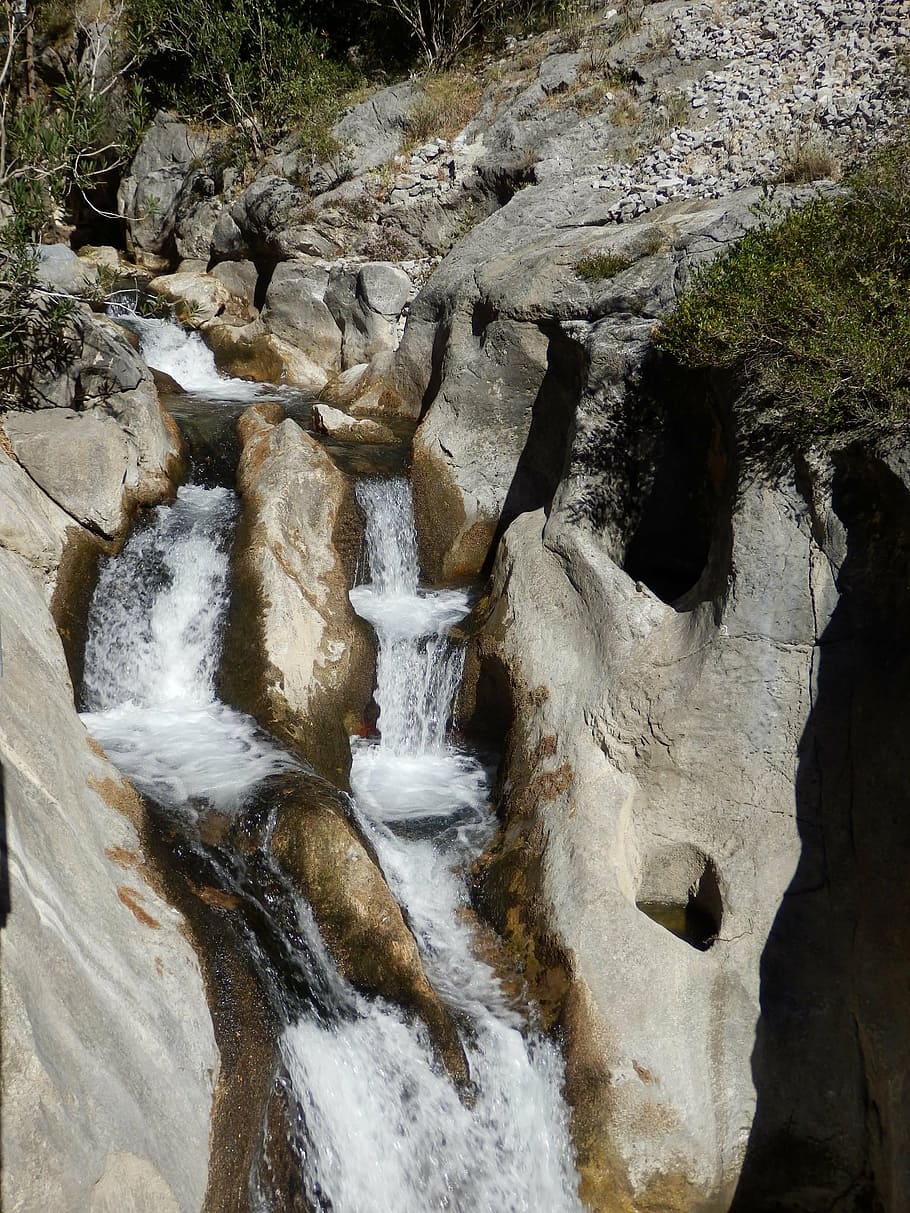 sapadere, turkey, nature, waterfall, rock - Object, river, stream HD wallpaper