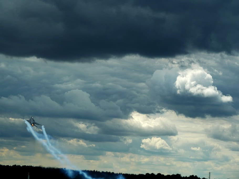 F 16, Lockheed Martin, Fighter, Aircraft, fighter jet, cloud HD wallpaper