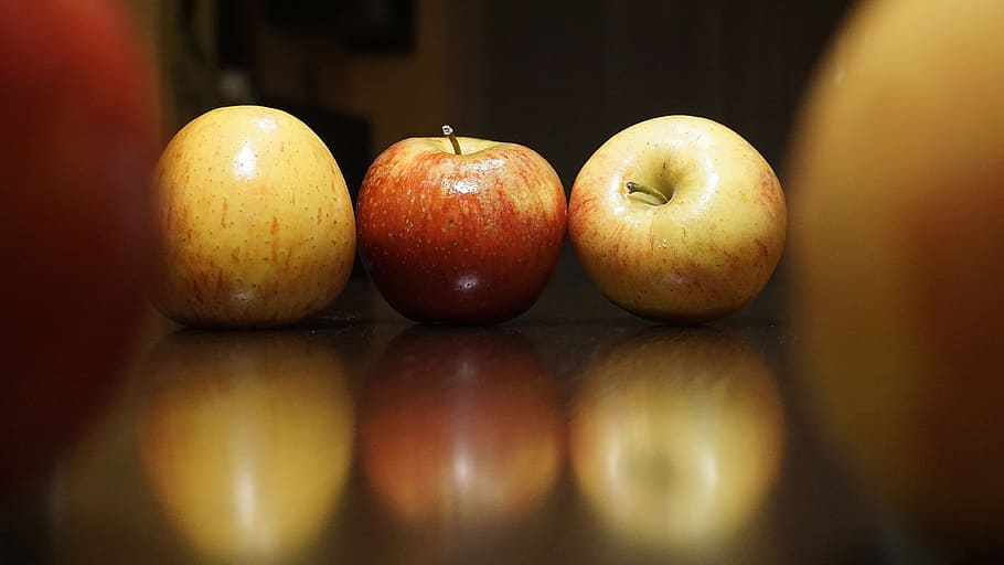 Fruit, Red Apple, Harvest, apples, fruits, food, healthy, color HD wallpaper