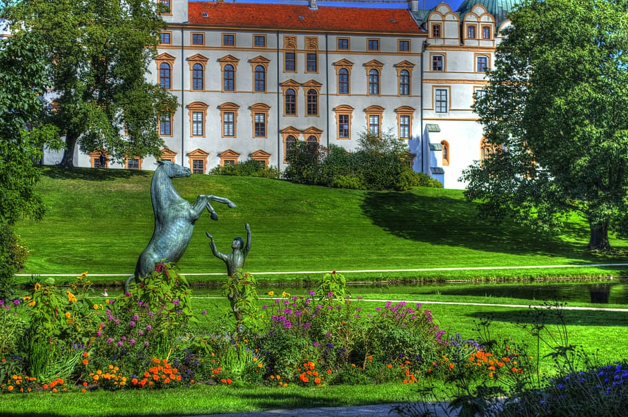 celle, castle, castle park, architecture, park - Man Made Space HD wallpaper