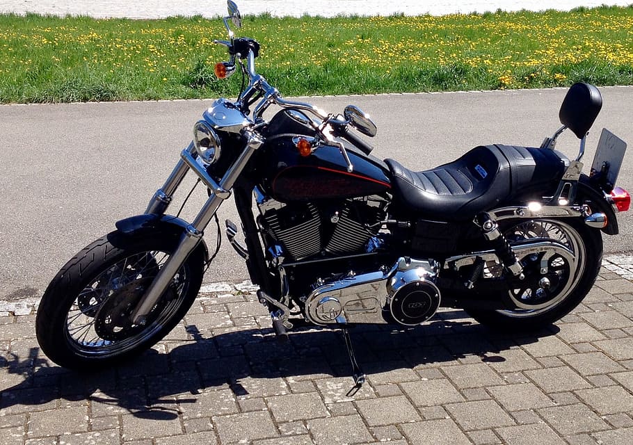 Motorcycle, Background, Image, Harley, background image, side view HD wallpaper