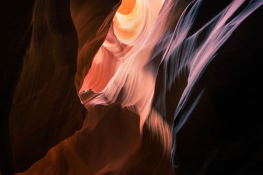 Grand Canyon, night, dark, pattern, rock, black background HD wallpaper