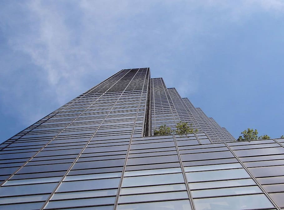 Building, Tower, Structure, City, Sky, glass, architecture HD wallpaper