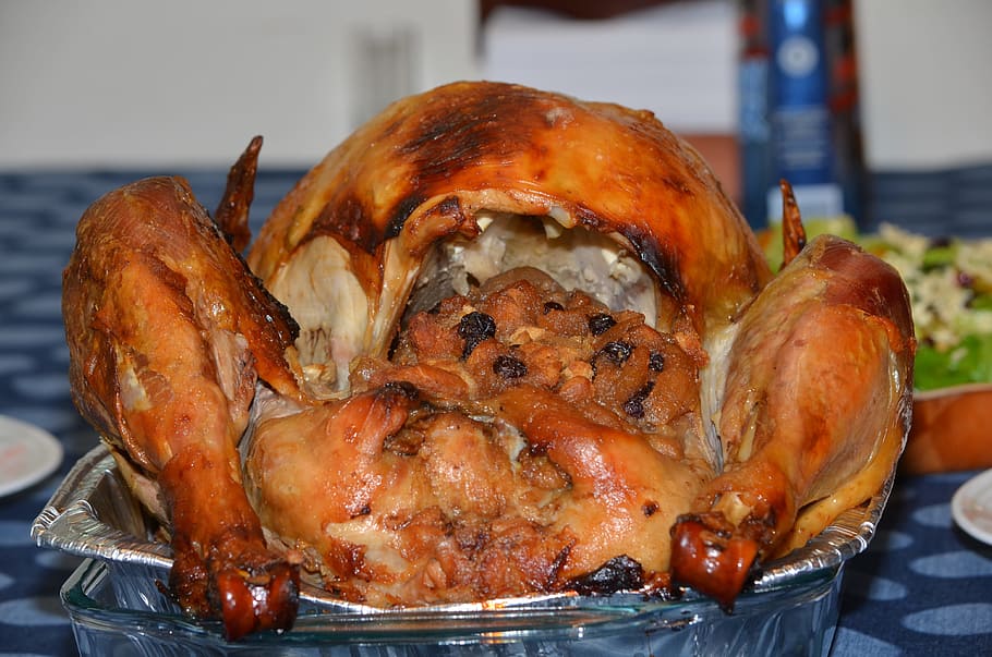 Turkey, Dinner, Christmas, roasted, food and drink, roast chicken HD wallpaper