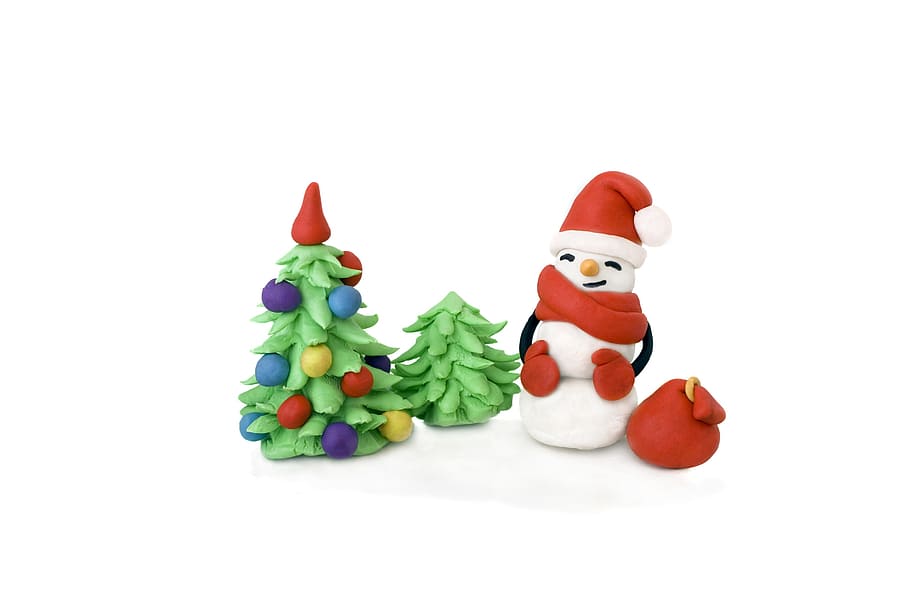 Christmas, Snowman, Tree, Cold, Hat, celebration, xmas, season HD wallpaper