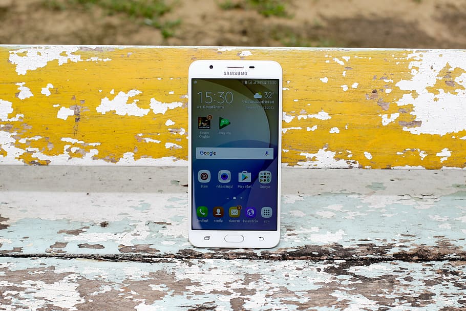 white Samsung Galaxy smartphone, android, mobile, smart phone HD wallpaper