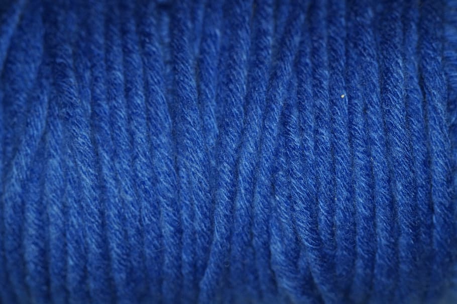blue, wool, structure, texture, woollen, cat's cradle, wrapped, HD wallpaper