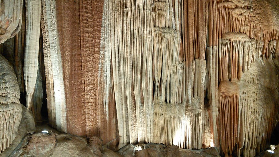 cavern, rock, nature, dark, deep, stalagmite, stalactite, attraction HD wallpaper