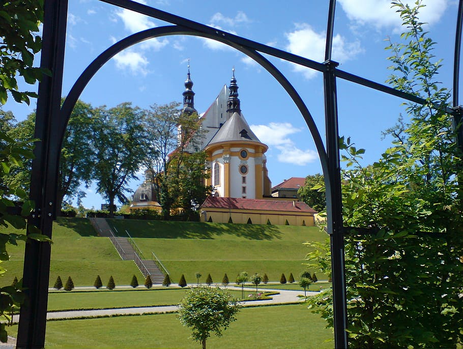 monastery, architecture, building, travel, tree, plant, built structure HD wallpaper
