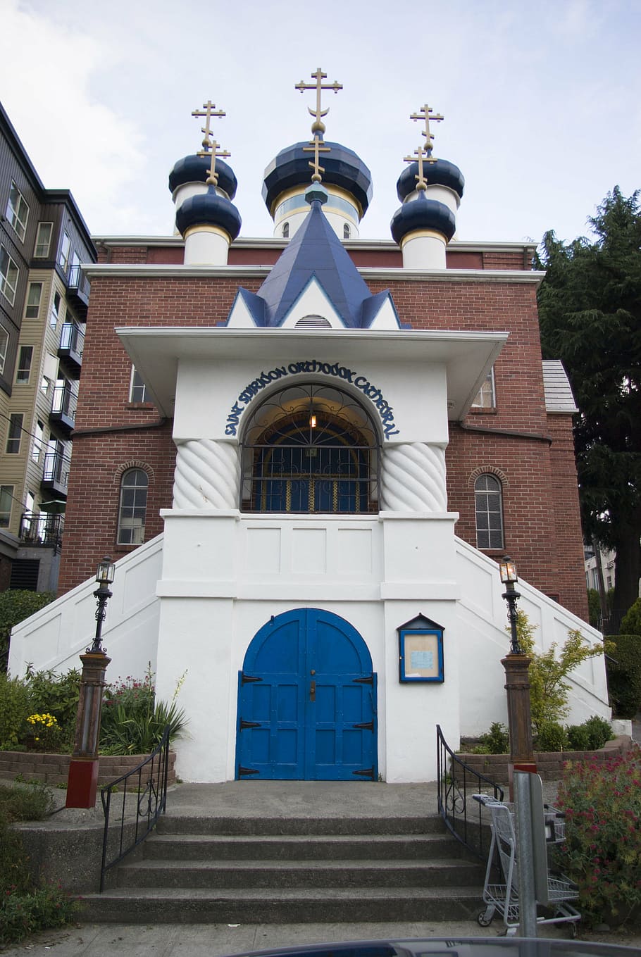 church, seattle, washington, architecture, religion, christianity HD wallpaper
