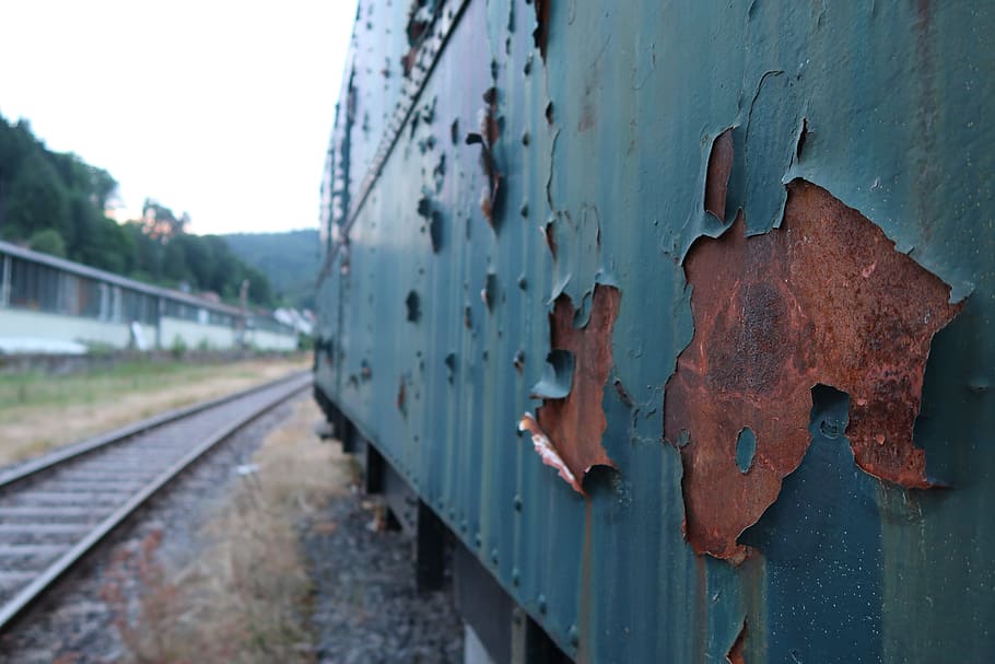 train, seemed, stainless, old, railway, track, metal, go to waste HD wallpaper