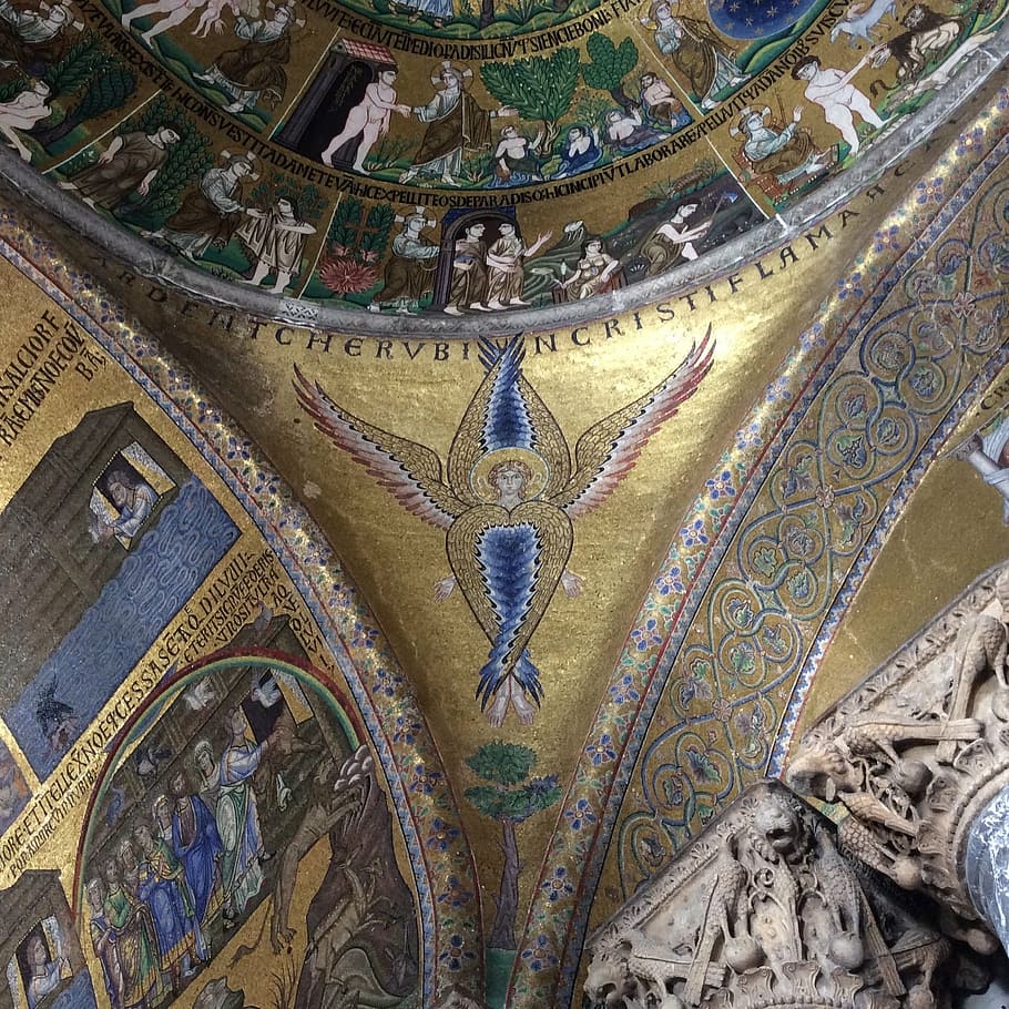 venice, st mark's, mosaic, basilica, architecture, religion, HD wallpaper