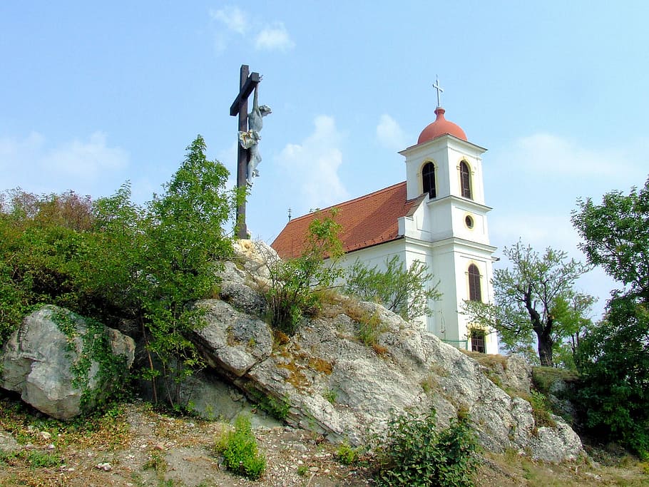 Havhegy Chapel in Pecs, Hungary, photos, outdoors, public domain, HD wallpaper
