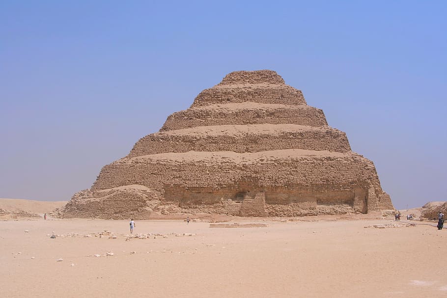 saqqara, staircase, piramitto, ancient, early, djoser king, HD wallpaper