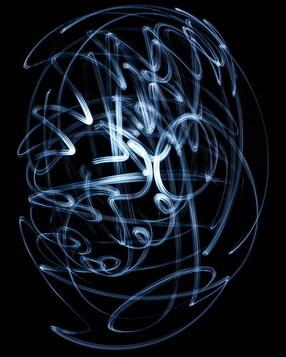 light painting, flashlight, night, paint light, painting light HD wallpaper