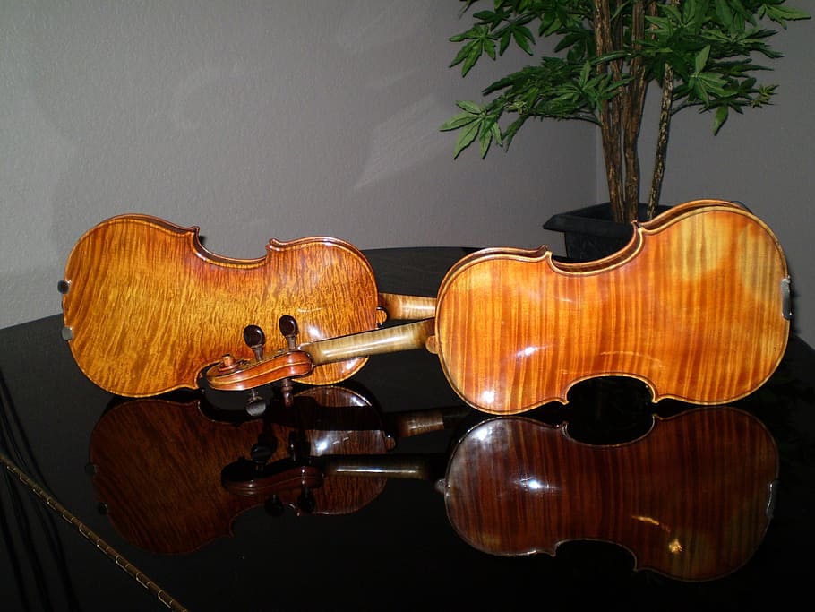 violins, piano, music, musical, instrument, sound, design, orchestra HD wallpaper