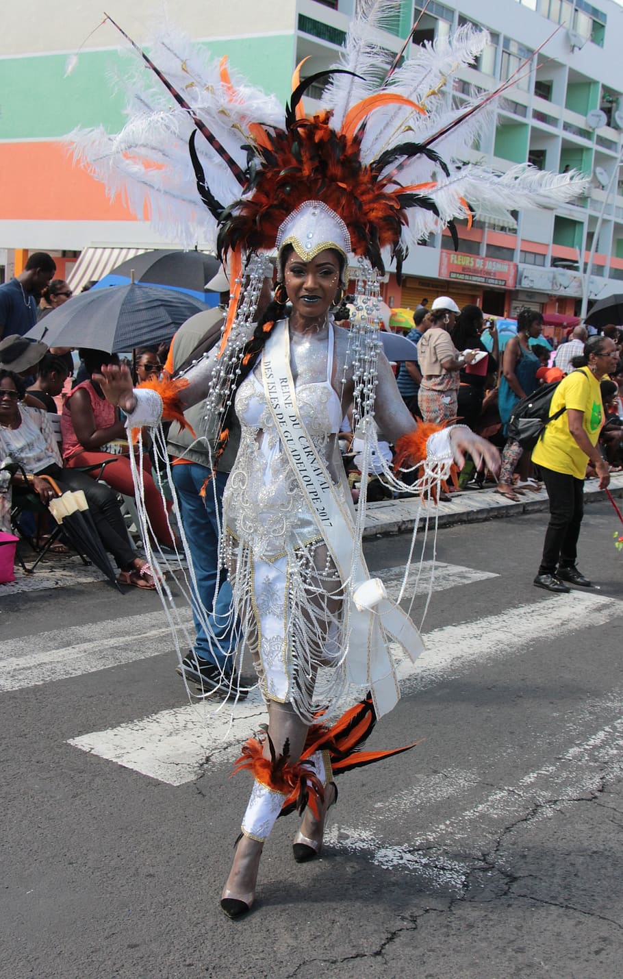 carnival, pointe-à-pitre, parade, street, real people, city HD wallpaper