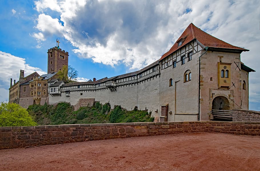 Wartburg Castle, Eisenach, thuringia germany, martin, luther, HD wallpaper