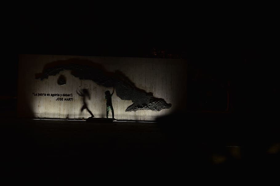 dark, people, kid, child, play, wall, light, night, one person HD wallpaper
