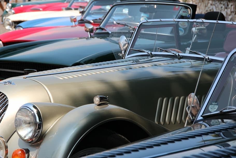 oldtimer, auto, automotive, classic, museum, historically, mode of transportation HD wallpaper