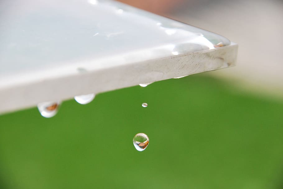 water, macro, falling, drop, nature, liquid, color, white, green HD wallpaper
