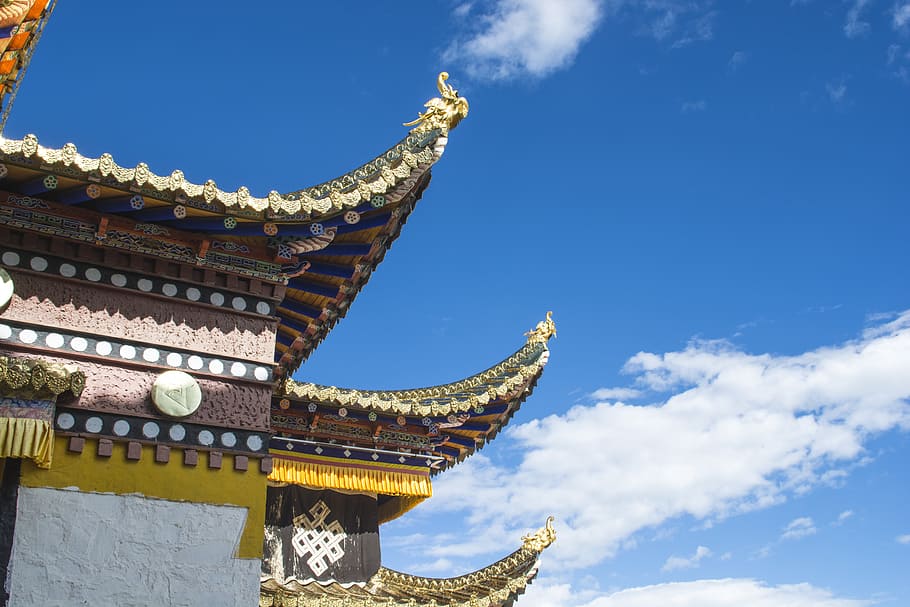 Cloud, Architecture, Sky, asia, china - East Asia, cultures HD wallpaper