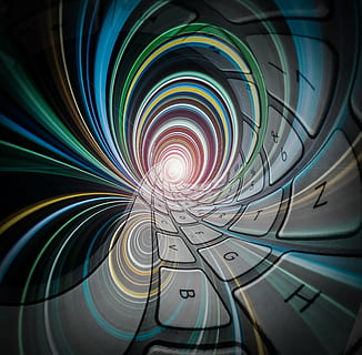 spiral lights wallpaper, multimedia, cyber, internet, computer HD wallpaper