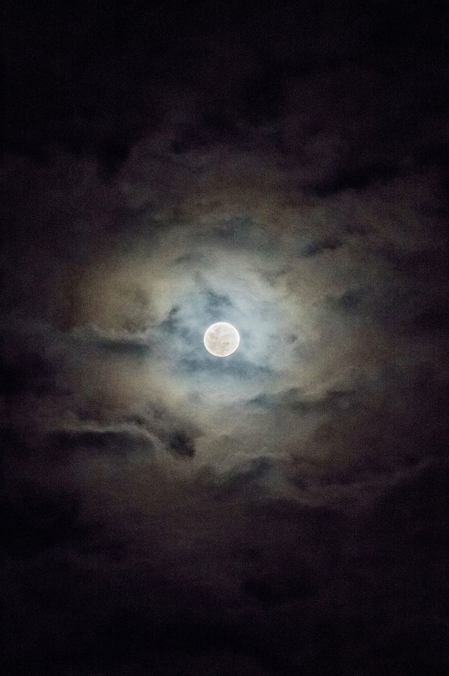 moon, night, sky, clouds, outdoors, scenic, tranquil, stratosphere HD wallpaper