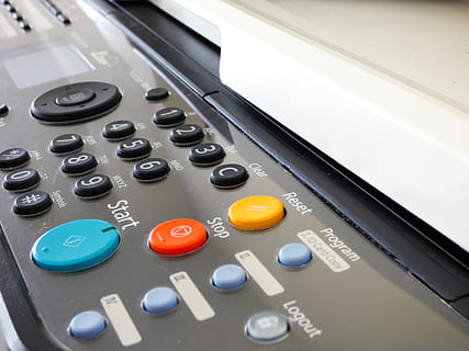 multicolored button pins close-up photo, Printer, Office, Work HD wallpaper