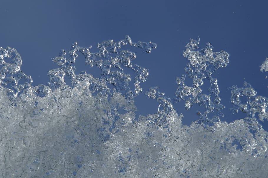 snow, ice, frame, peephole, sky, winter, frost, frozen, cold HD wallpaper