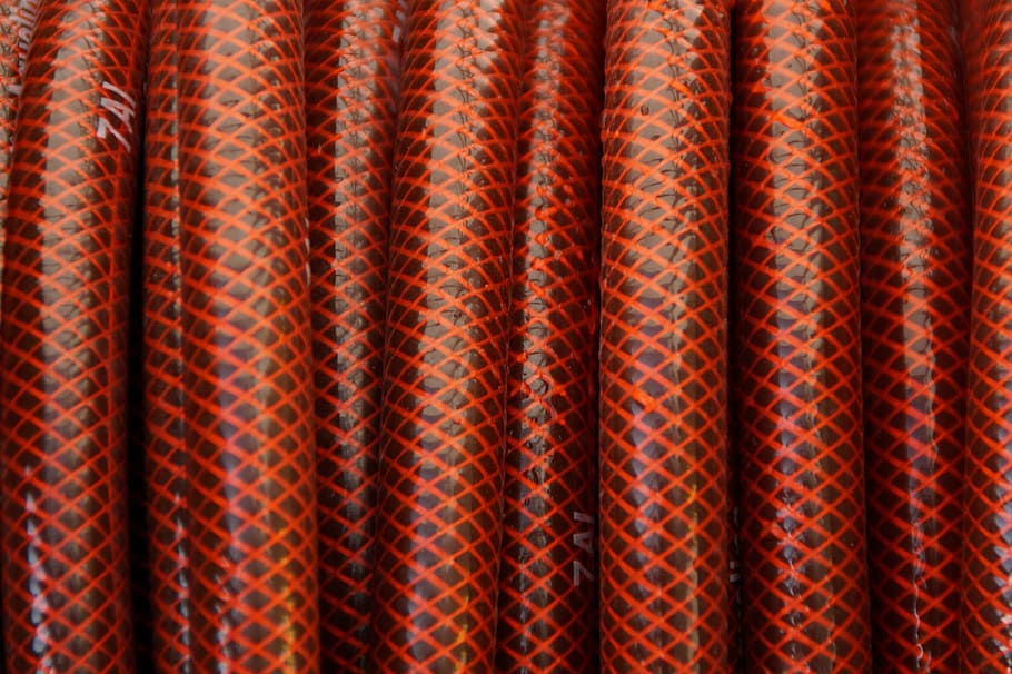 hose, coiled, wrapped, background, texture, structure, garden hose HD wallpaper