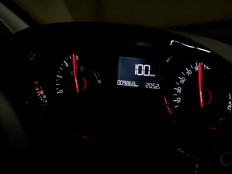 speedometer, cockpit, auto, fittings, car, vehicle interior HD wallpaper