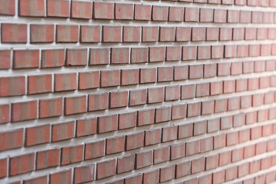 Brick Wall, Barrier, in a row, backgrounds, full frame, architecture HD wallpaper