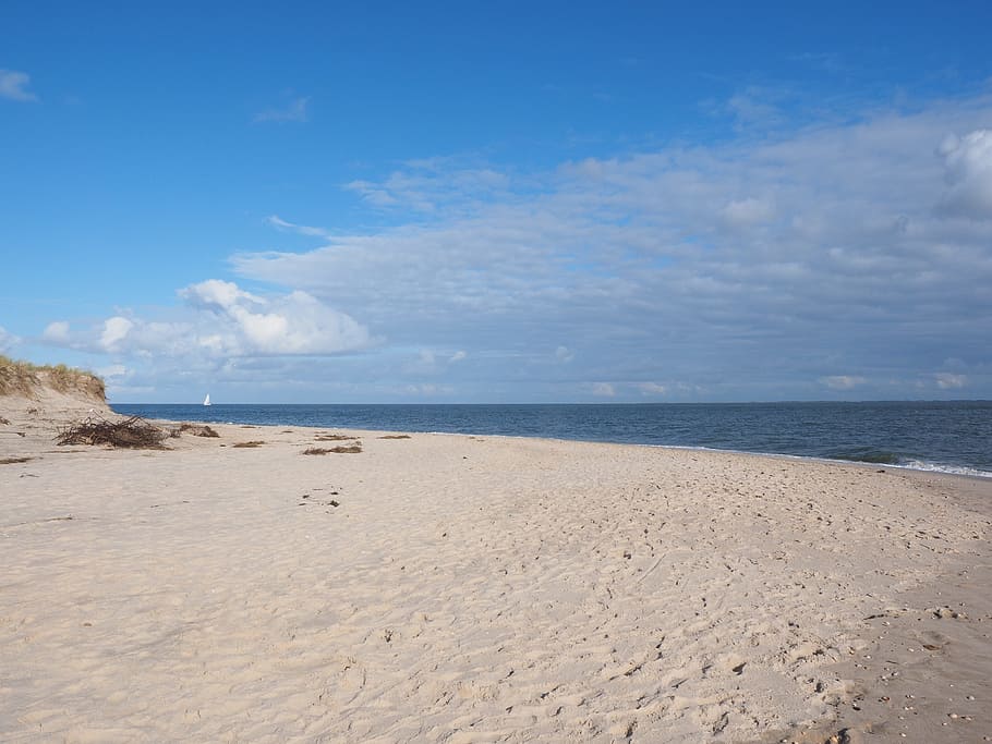 sylt, southern tip, beach, water, sea, holiday, hörnum-odde, HD wallpaper