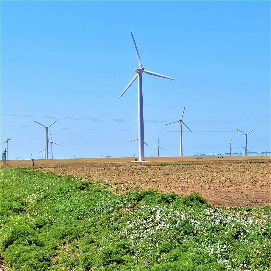 technology, modern windmill, north texas, environmental conservation HD wallpaper