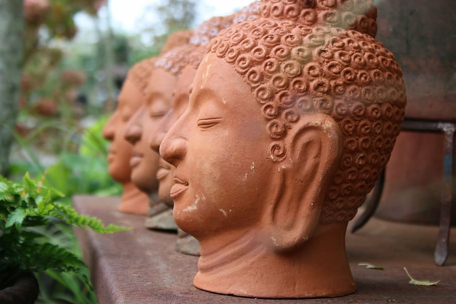 buddha, main, silence, buddhas, have, sculpture, human representation HD wallpaper